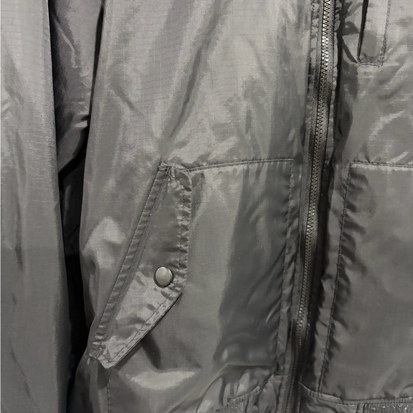 2/$25 Five Four Charcoal Autumn Bomber Jacket with Snap Pockets - Picture 2 of 10
